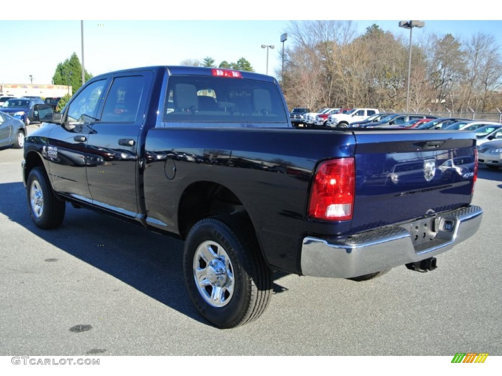 2014 2500 Tradesman Crew Cab 4x4 - True Blue Pearl Coat / Black/Diesel Gray photo #4