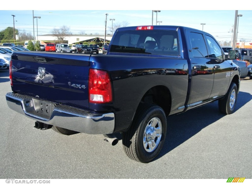 2014 2500 Tradesman Crew Cab 4x4 - True Blue Pearl Coat / Black/Diesel Gray photo #5