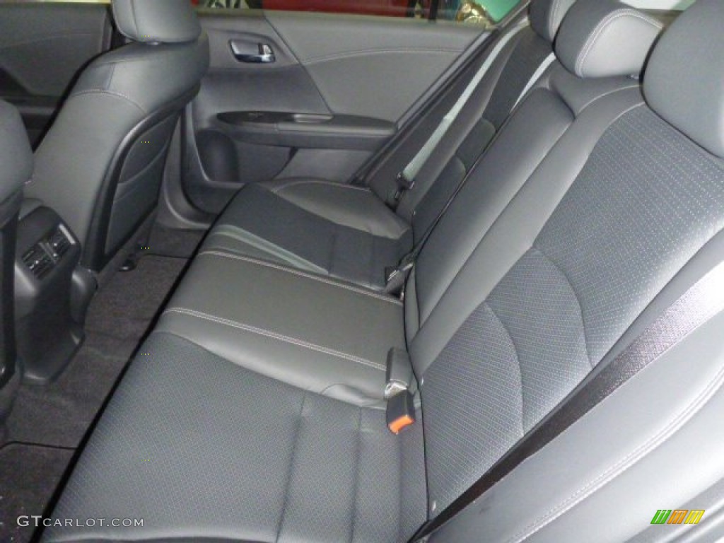 2013 Accord EX-L Sedan - Alabaster Silver Metallic / Black photo #12