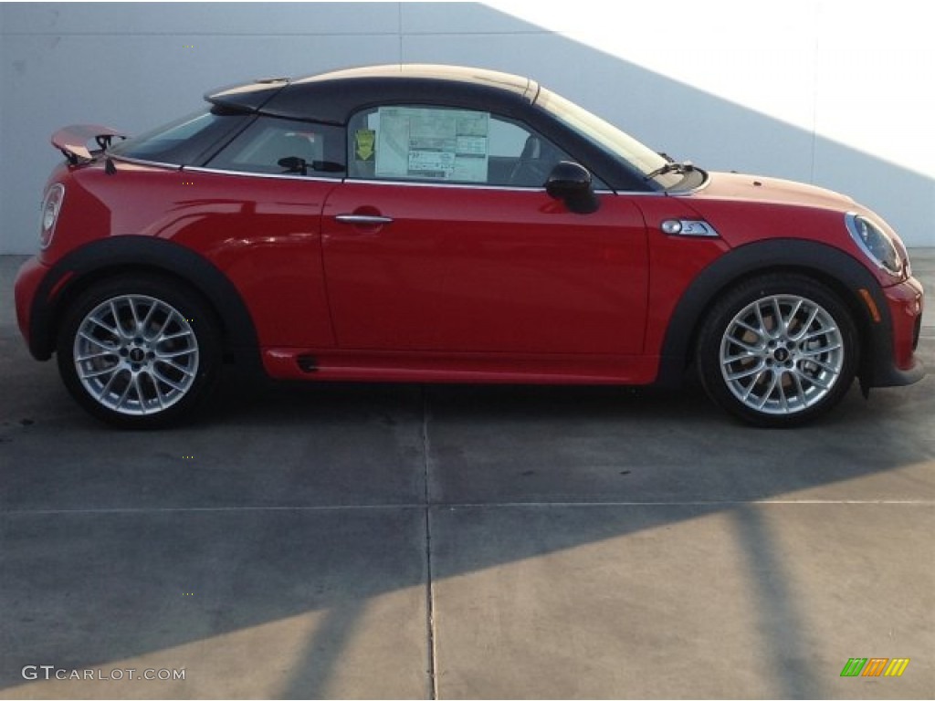 Chili Red 2014 Mini Cooper S Coupe Exterior Photo #90456792