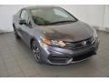 Modern Steel Metallic 2014 Honda Civic EX Coupe Exterior