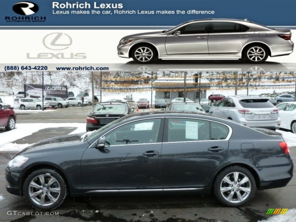 2010 GS 350 AWD - Smokey Granite Mica / Black photo #1