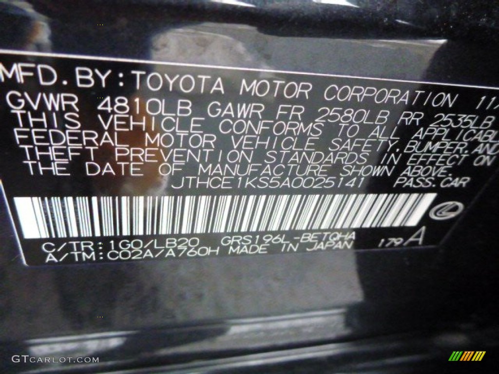 2010 GS 350 AWD - Smokey Granite Mica / Black photo #25