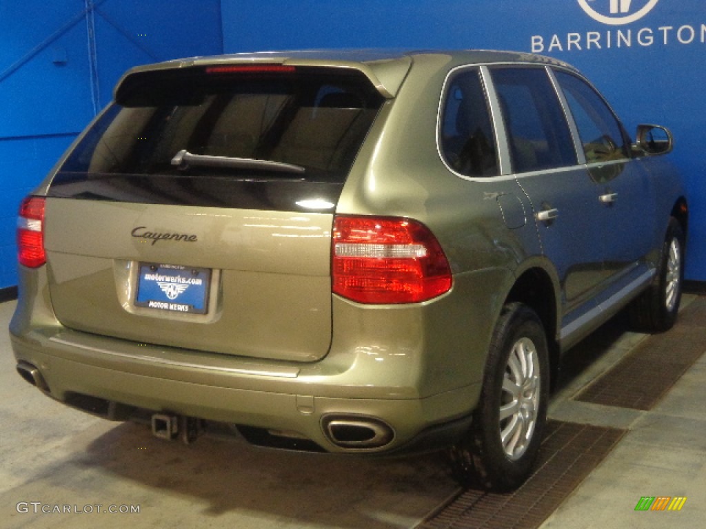 2008 Cayenne Tiptronic - Olive Green Metallic / Havanna/Sand Beige photo #8
