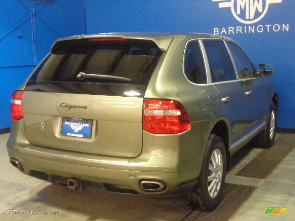 2008 Cayenne Tiptronic - Olive Green Metallic / Havanna/Sand Beige photo #10