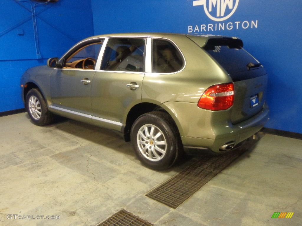 2008 Cayenne Tiptronic - Olive Green Metallic / Havanna/Sand Beige photo #12