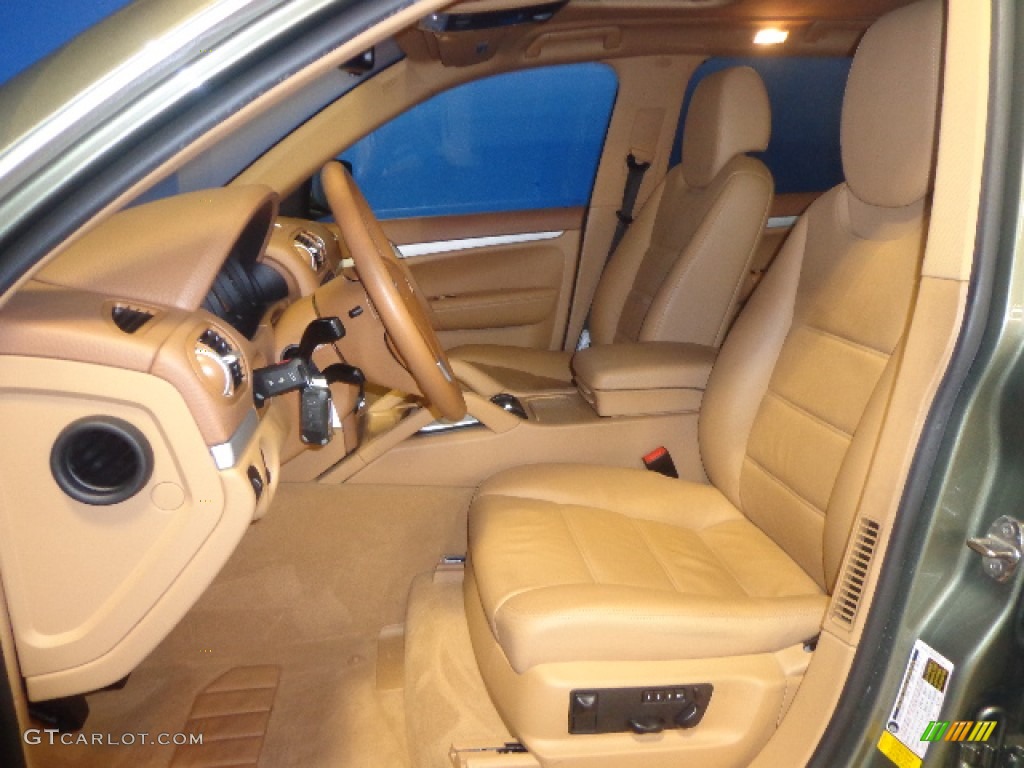 2008 Cayenne Tiptronic - Olive Green Metallic / Havanna/Sand Beige photo #20
