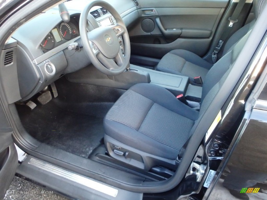 Jet Black Interior 2011 Chevrolet Caprice PPV Photo #90460371