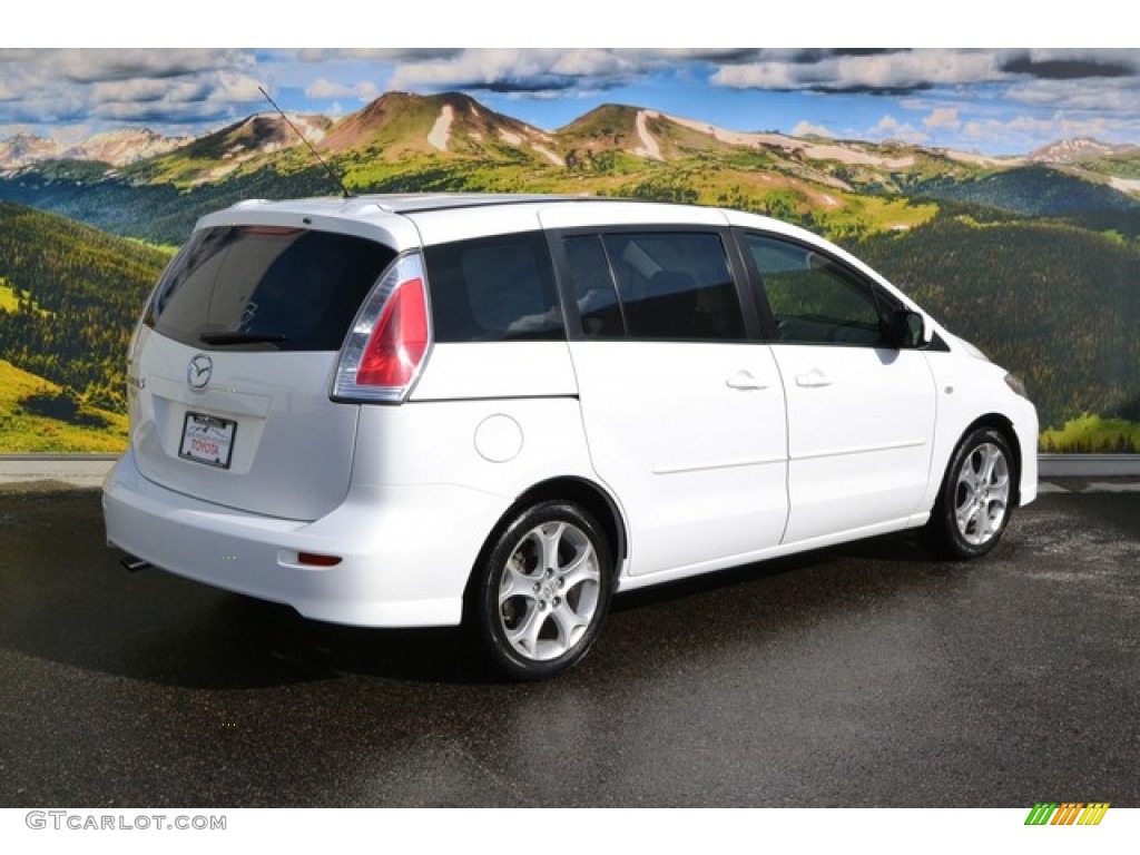 2008 MAZDA5 Sport - Crystal White / Sand photo #3