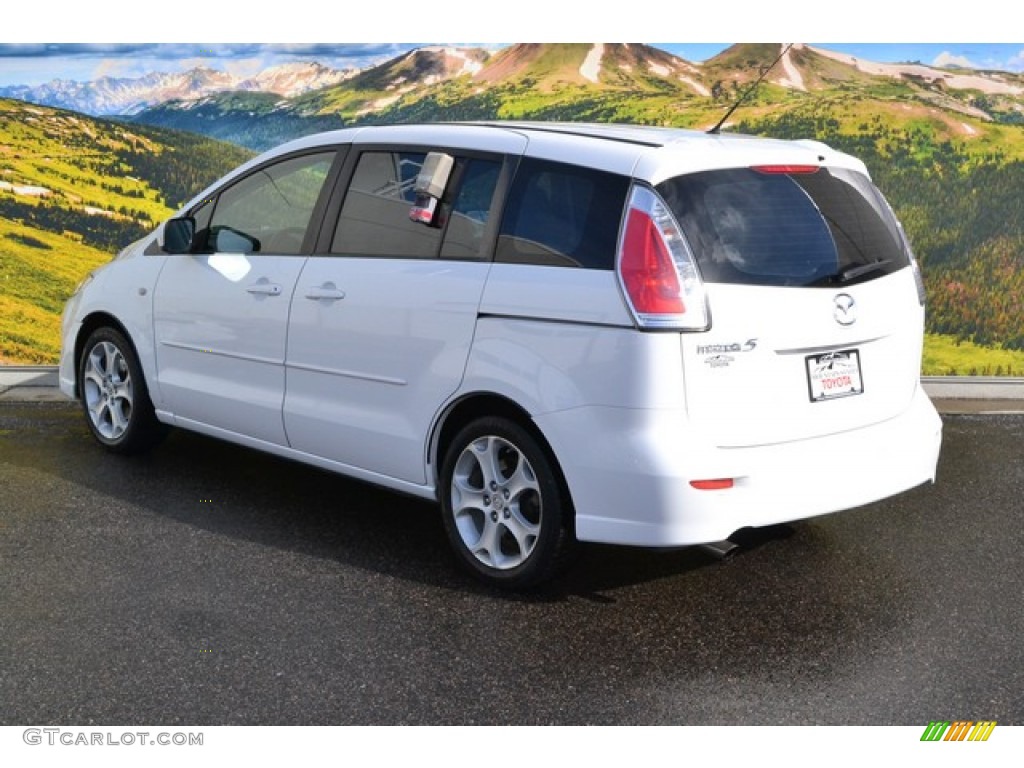 2008 MAZDA5 Sport - Crystal White / Sand photo #7
