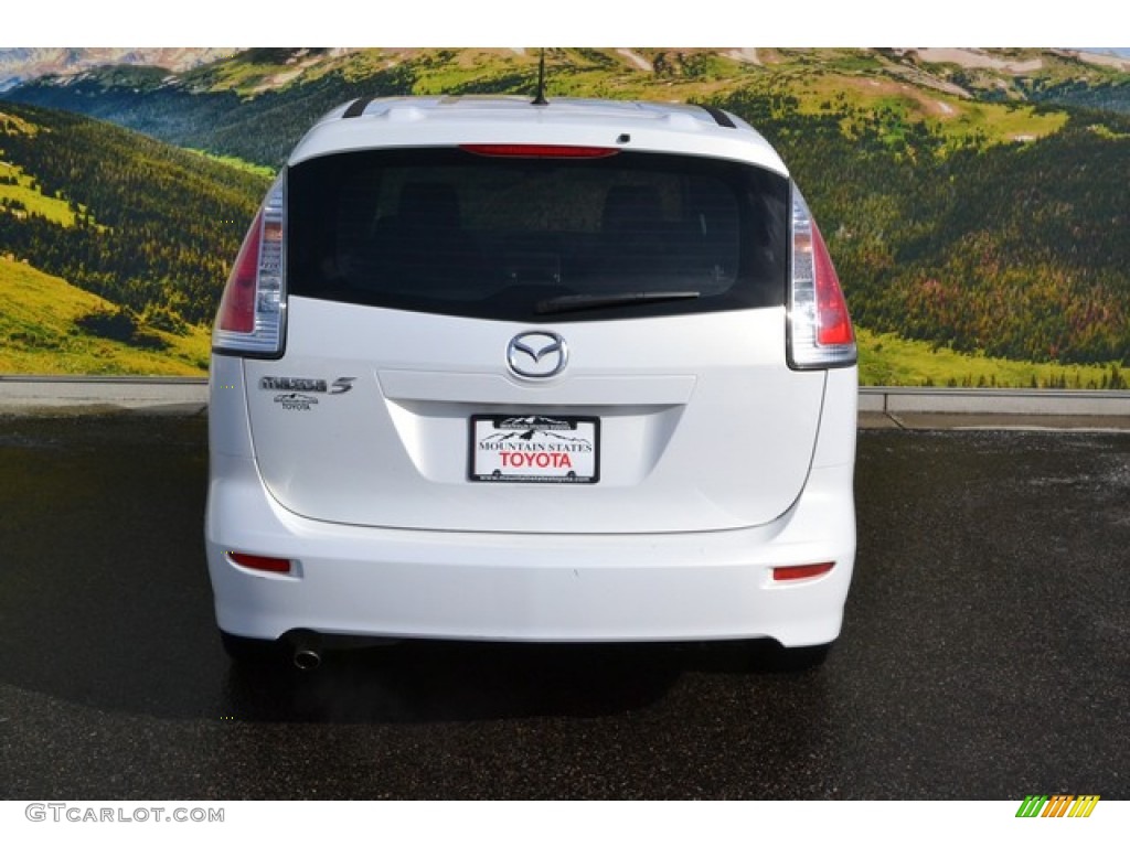 2008 MAZDA5 Sport - Crystal White / Sand photo #8