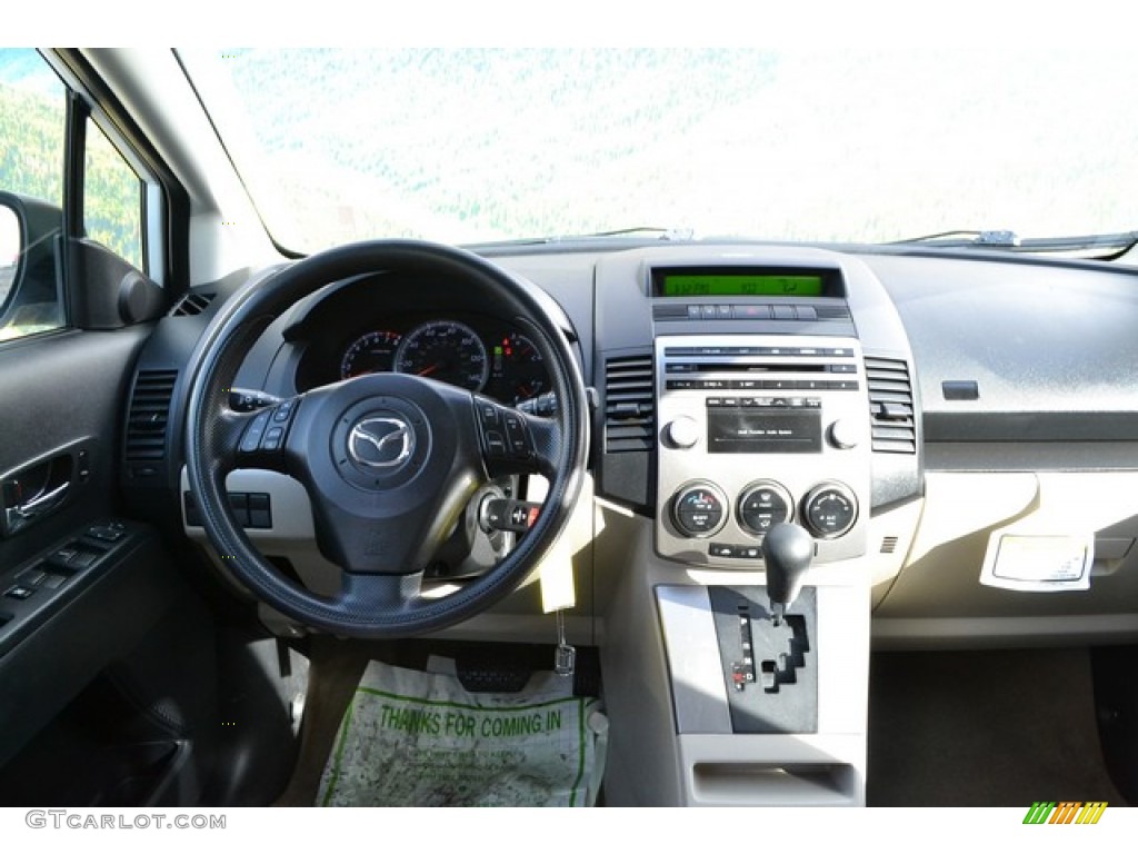 2008 MAZDA5 Sport - Crystal White / Sand photo #12