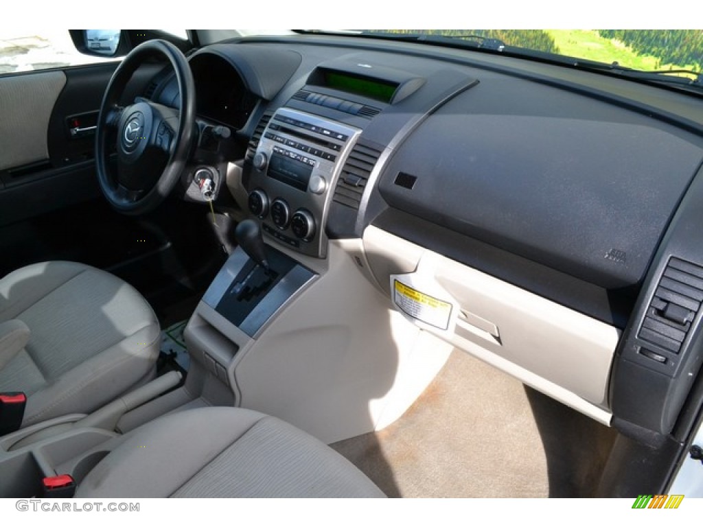2008 MAZDA5 Sport - Crystal White / Sand photo #14