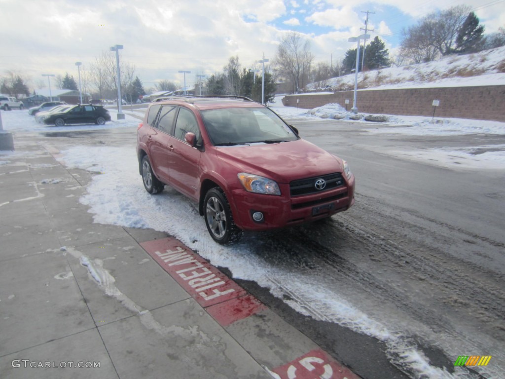 2011 RAV4 V6 Sport 4WD - Barcelona Red Metallic / Dark Charcoal photo #1