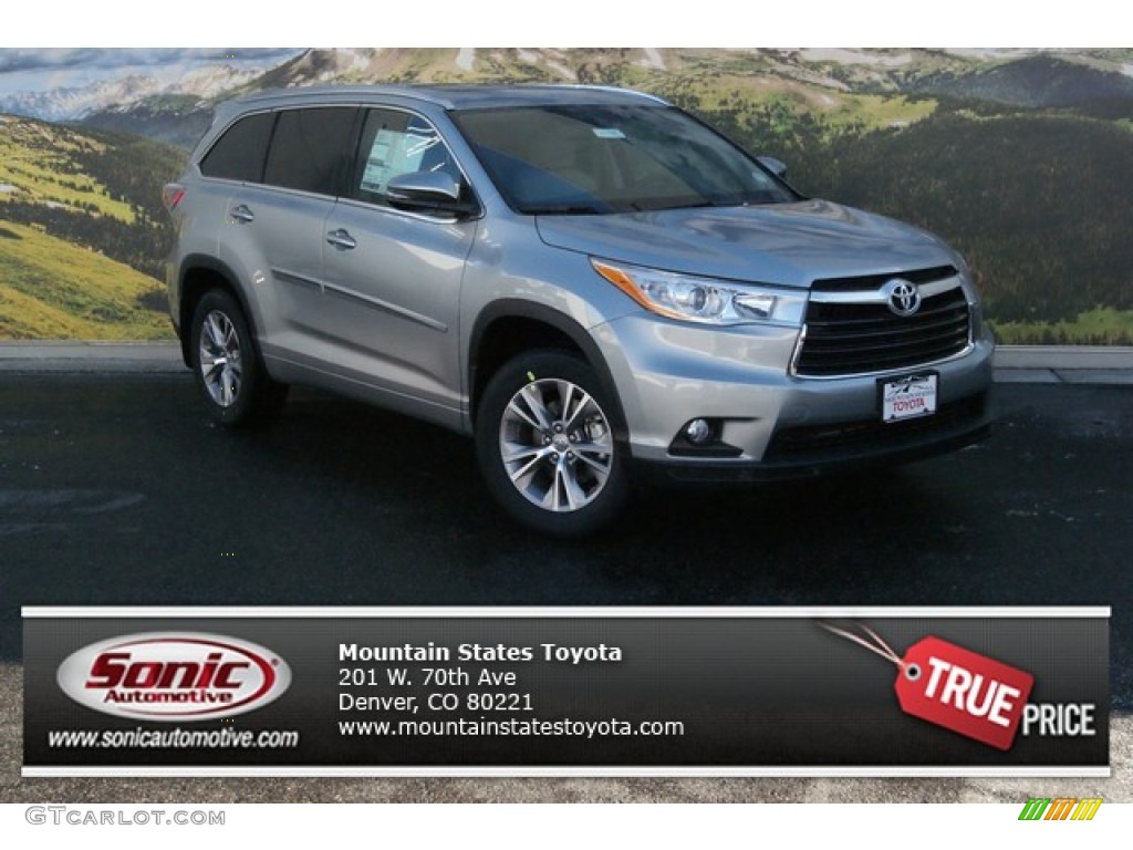 2014 Highlander XLE AWD - Silver Sky Metallic / Ash photo #1