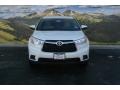 2014 Blizzard White Pearl Toyota Highlander LE AWD  photo #2