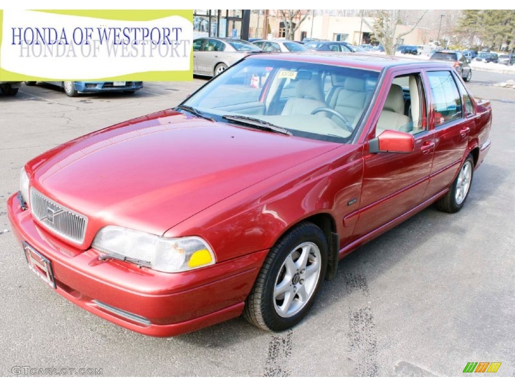 1998 S70 GLT - Cassis Red Pearl Metallic / Tan photo #1