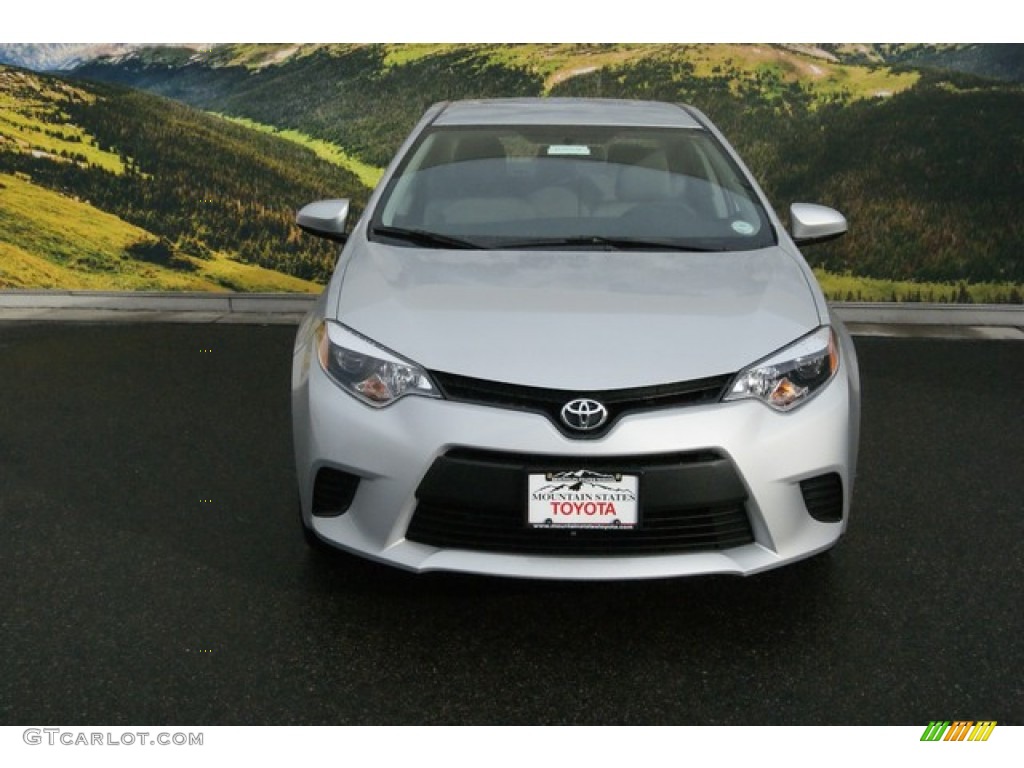 2014 Corolla LE - Classic Silver Metallic / Ash photo #2