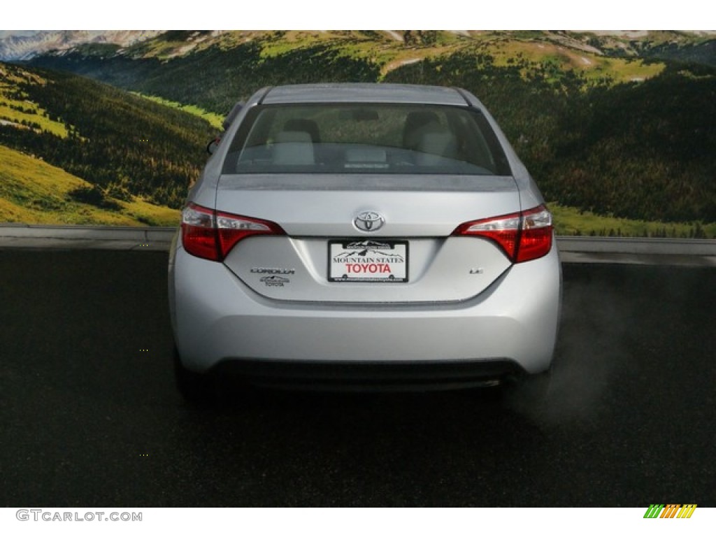 2014 Corolla LE - Classic Silver Metallic / Ash photo #4