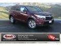 2014 Moulin Rouge Mica Toyota Highlander LE AWD  photo #1