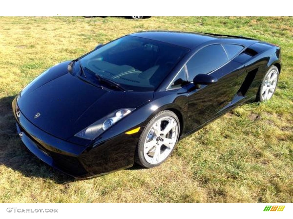 Nero Noctis (Black) 2006 Lamborghini Gallardo Standard Gallardo Model Exterior Photo #90467385