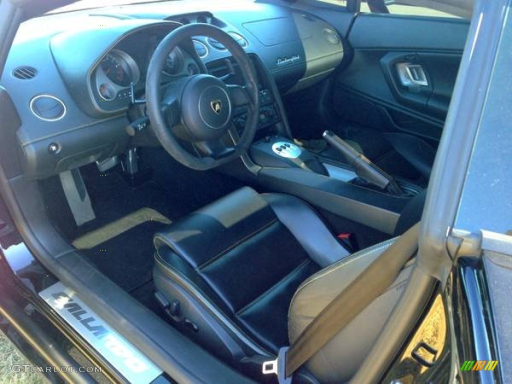 Nero Perseus Interior 2006 Lamborghini Gallardo Standard Gallardo Model Photo #90467495