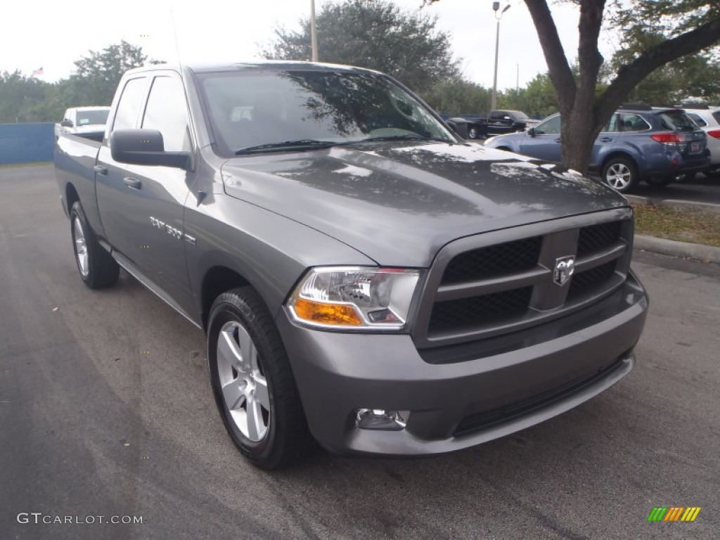 2012 Ram 1500 ST Quad Cab - Mineral Gray Metallic / Dark Slate Gray/Medium Graystone photo #1