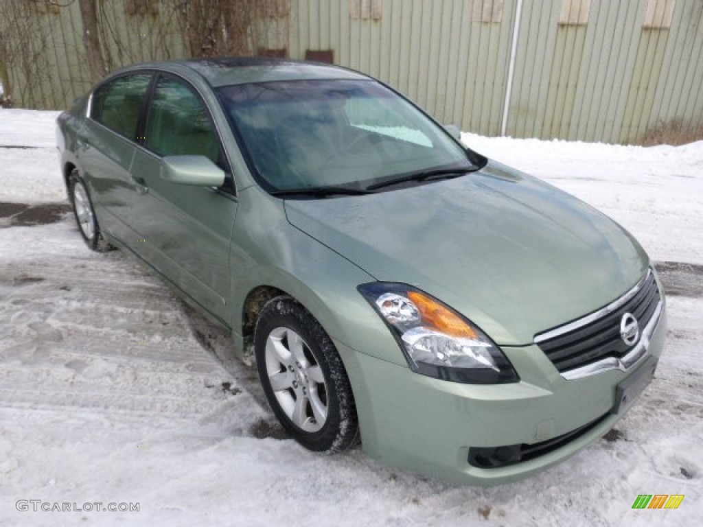 2007 Altima 2.5 S - Metallic Jade / Blond photo #2