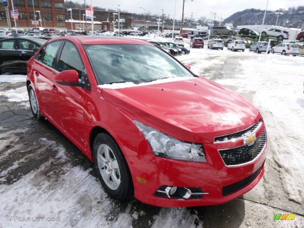 2014 Cruze LT - Red Hot / Jet Black photo #2