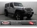 Bright Silver Metallic 2010 Jeep Wrangler Unlimited Rubicon 4x4