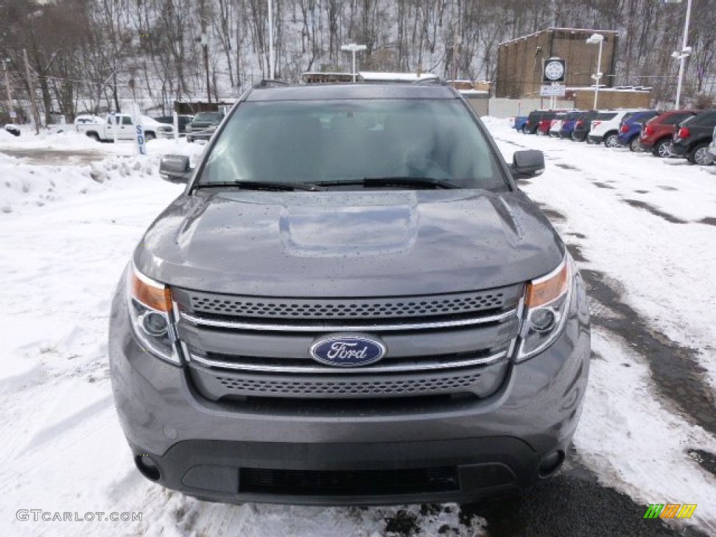 2013 Explorer Limited 4WD - Sterling Gray Metallic / Charcoal Black photo #3