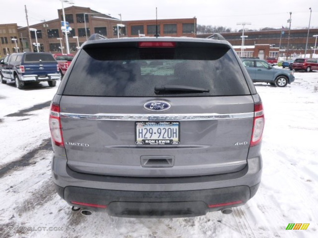 2013 Explorer Limited 4WD - Sterling Gray Metallic / Charcoal Black photo #7