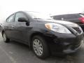 2012 Super Black Nissan Versa 1.6 SV Sedan  photo #4