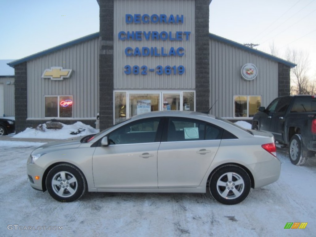 2014 Cruze LT - Champagne Silver Metallic / Jet Black photo #1