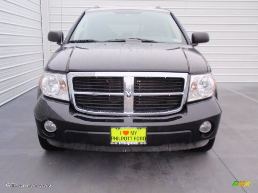2008 Durango SLT - Brilliant Black / Dark/Light Slate Gray photo #8
