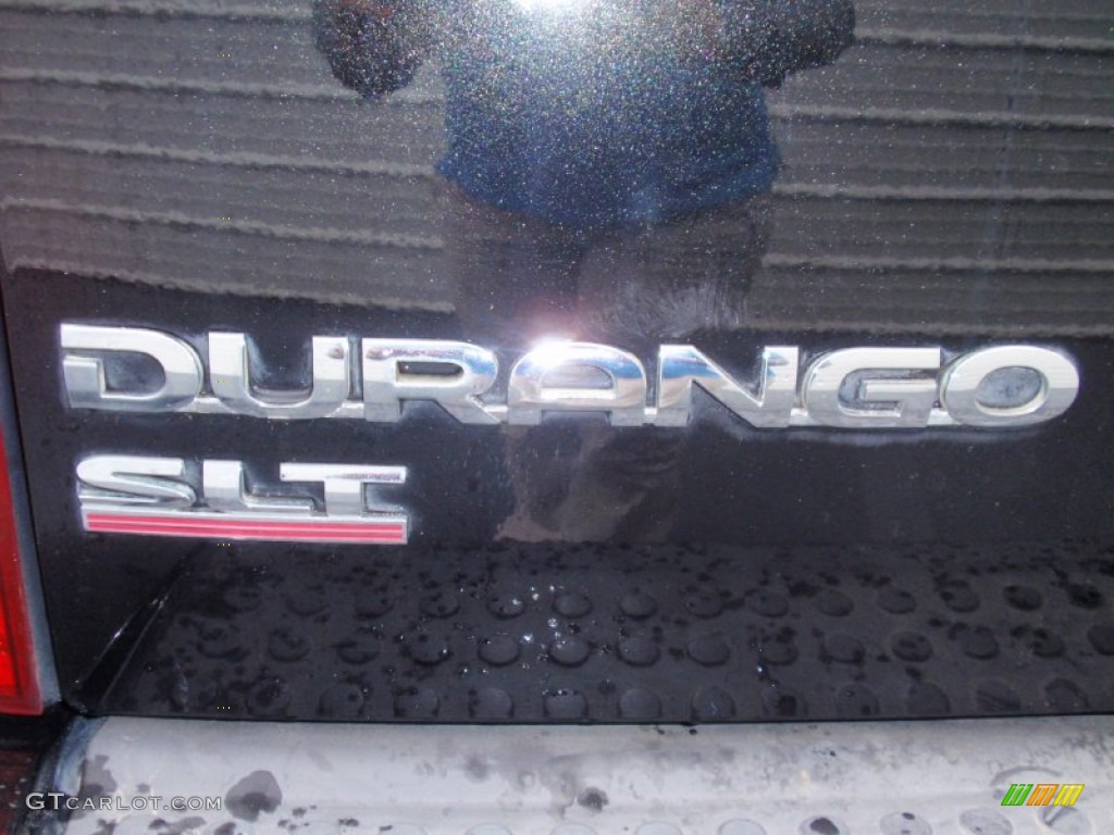 2008 Durango SLT - Brilliant Black / Dark/Light Slate Gray photo #21