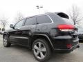 2014 Brilliant Black Crystal Pearl Jeep Grand Cherokee Overland 4x4  photo #2
