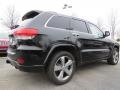 2014 Brilliant Black Crystal Pearl Jeep Grand Cherokee Overland 4x4  photo #3
