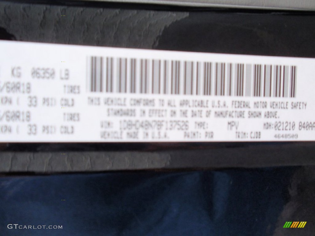 2008 Durango SLT - Brilliant Black / Dark/Light Slate Gray photo #49