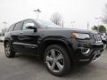 2014 Brilliant Black Crystal Pearl Jeep Grand Cherokee Overland 4x4  photo #4