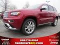 Deep Cherry Red Crystal Pearl 2014 Jeep Grand Cherokee Summit