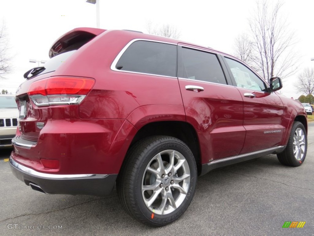 Deep Cherry Red Crystal Pearl 2014 Jeep Grand Cherokee Summit Exterior Photo #90478677