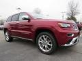 Deep Cherry Red Crystal Pearl 2014 Jeep Grand Cherokee Summit Exterior