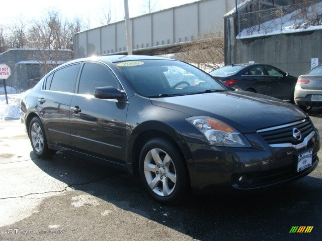 2008 Altima 2.5 S - Dark Slate Metallic / Charcoal photo #3