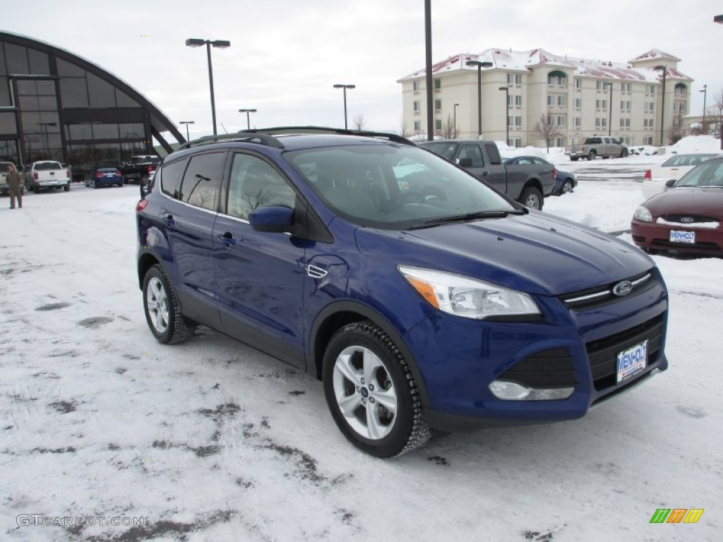 2013 Escape SE 1.6L EcoBoost - Deep Impact Blue Metallic / Medium Light Stone photo #1