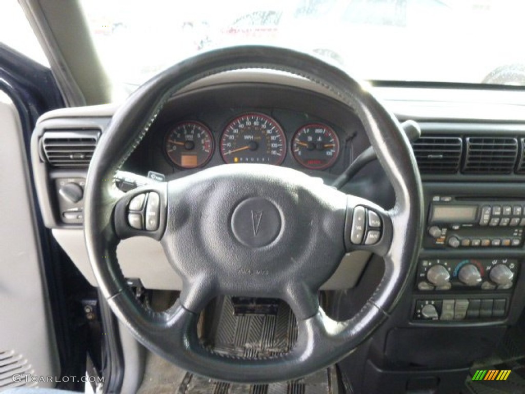 2003 Pontiac Montana Standard Montana Model Gray Steering Wheel Photo #90481409