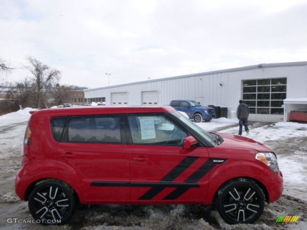 Molten Red Kia Soul