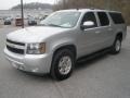 2012 Silver Ice Metallic Chevrolet Suburban LT  photo #7