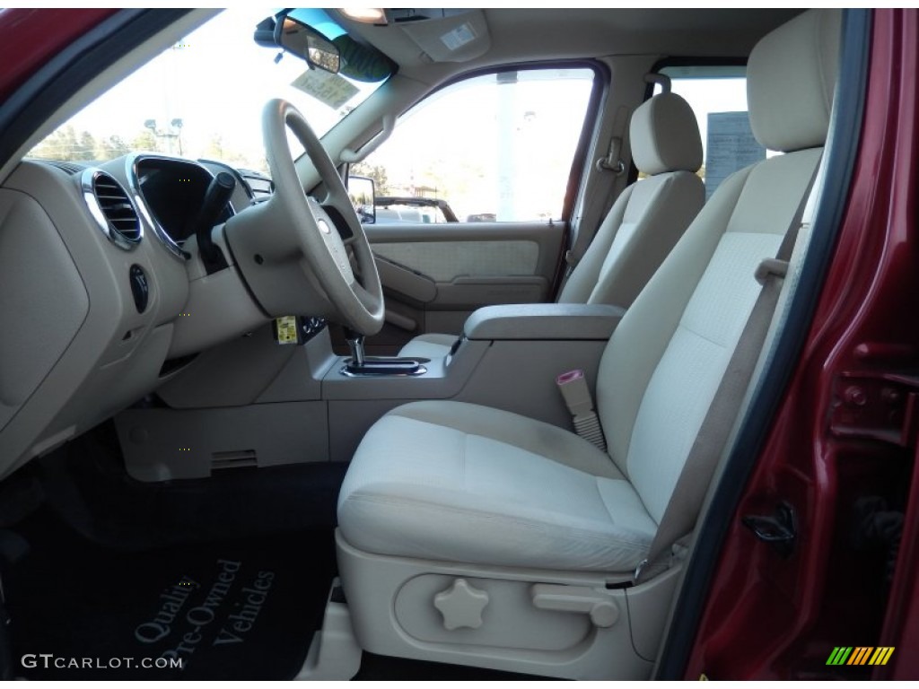 2007 Explorer Sport Trac XLT - Red Fire / Camel photo #11