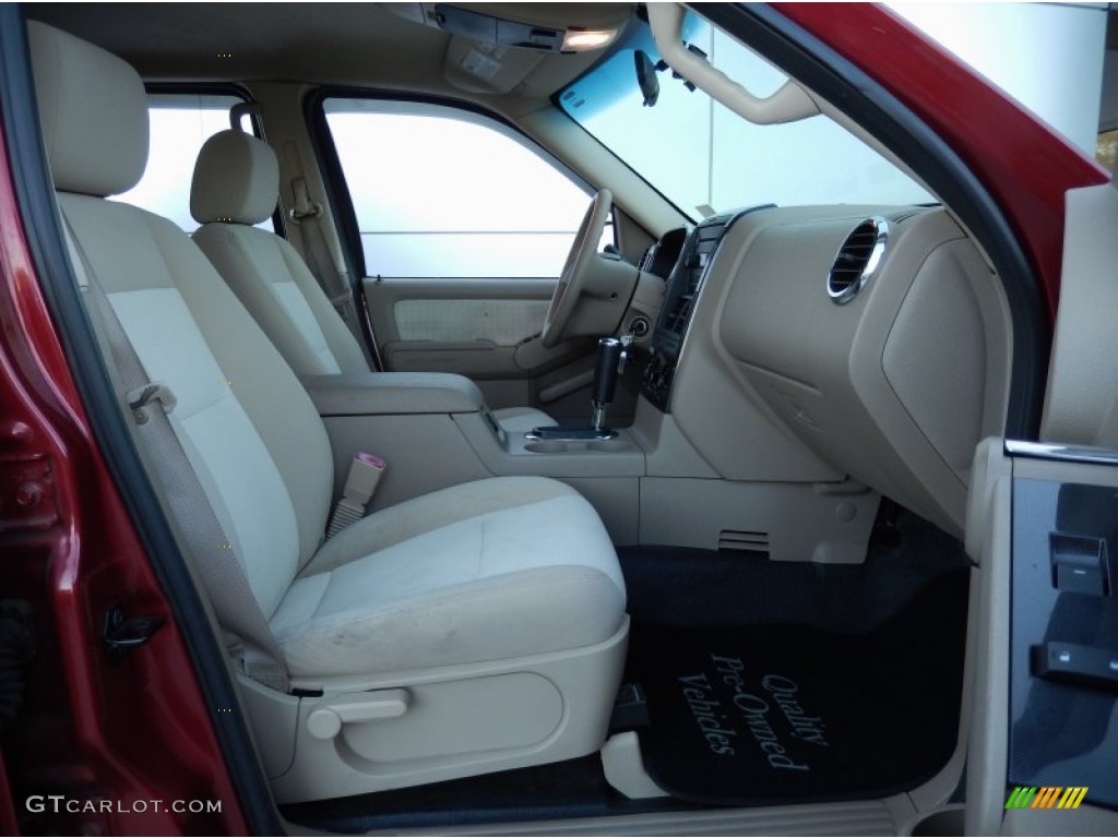 2007 Explorer Sport Trac XLT - Red Fire / Camel photo #16